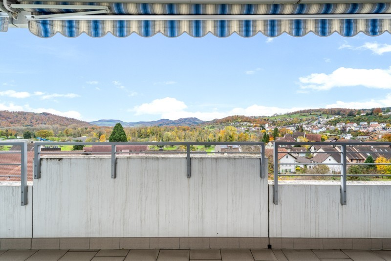 Balkon mit wunderschöner Weitsicht